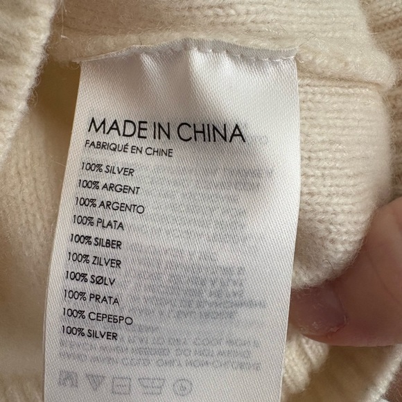 Club Monaco Cashmere Button Up Sweater Cardigan XS - FLAW - Picture 5 of 7